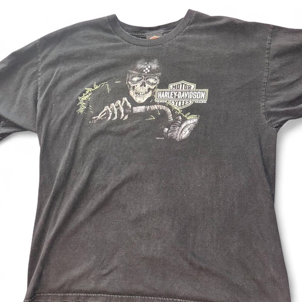 Harley-davidson Men's Black T-shirt